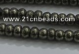 CPY421 15.5 inches 2.5*4mm rondelle pyrite gemstone beads
