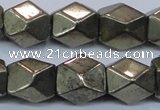 CPY611 15.5 inches 13*16mm nuggets pyrite gemstone beads