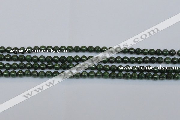 CPY761 15.5 inches 6mm round pyrite gemstone beads wholesale