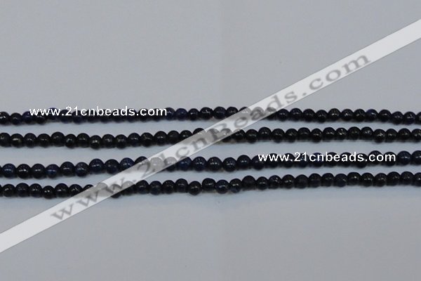 CPY770 15.5 inches 4mm round pyrite gemstone beads wholesale