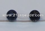 CPY784 Top drilled 10mm round pyrite gemstone beads wholesale