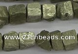 CPY808 15.5 inches 8*10mm - 10*12mm nuggets pyrite beads