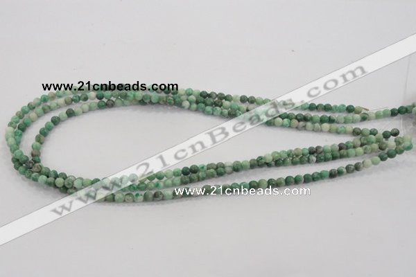 CQJ01 15.5 inches 4mm round Qinghai jade beads wholesale