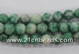 CQJ03 15.5 inches 8mm round Qinghai jade beads wholesale