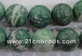 CQJ07 15.5 inches 16mm round Qinghai jade beads wholesale