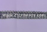 CQJ250 15.5 inches 4mm round matte Qinghai jade beads