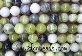 CQJ303 15 inches 10mm round Qinghua jade beads wholesale