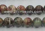 CRA02 15.5 inches 10mm round natural rainforest agate gemstone beads