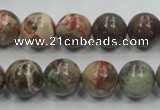 CRA03 15.5 inches 12mm round natural rainforest agate gemstone beads