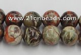 CRA152 15.5 inches 12mm round rainforest agate beads wholesale