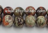 CRA152 15.5 inches 12mm round rainforest agate beads wholesale