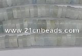 CRB1000 15.5 inches 2*4mm heishi aquamarine beads wholesale