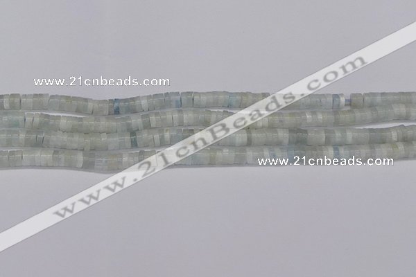 CRB1000 15.5 inches 2*4mm heishi aquamarine beads wholesale