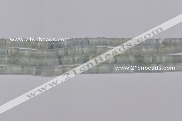 CRB1001 15.5 inches 2*5mm heishi aquamarine beads wholesale