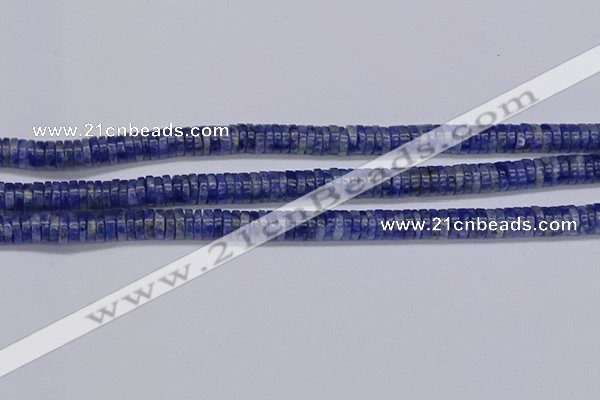 CRB1022 15.5 inches 2*6mm heishi sodalite beads wholesale