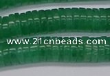 CRB1032 15.5 inches 2*6mm heishi green aventurine beads wholesale