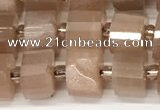 CRB1061 15.5 inches 5*8mm - 6*8mm faceted tyre moonstone beads