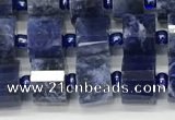 CRB1073 15.5 inches 5*8mm - 6*8mm faceted tyre sodalite beads