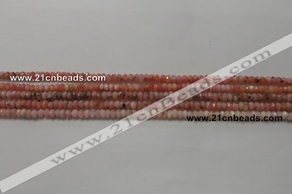 CRB110 15.5 inches 2.5*4mm faceted rondelle opal gemstone beads