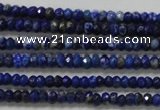 CRB111 15.5 inches 2.5*4mm faceted rondelle sodalite gemstone beads