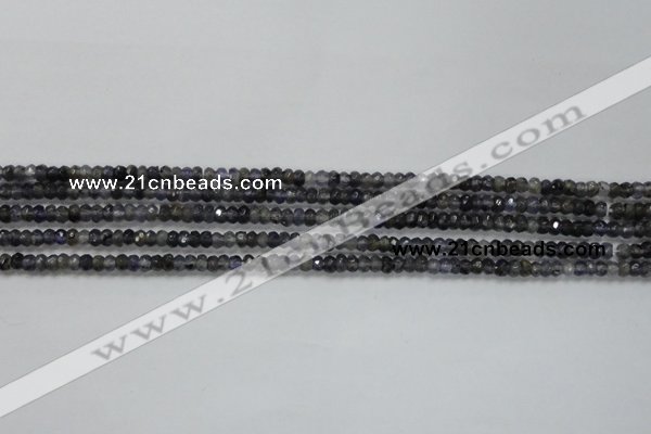 CRB117 15.5 inches 3*5mm faceted rondelle kyanite beads