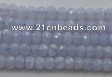 CRB123 15.5 inches 2.5*4mm faceted rondelle blue lace agate beads