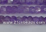 CRB1274 15.5 inches 4*6mm faceted rondelle lavender amethyst beads