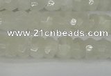 CRB1278 15.5 inches 4*6mm faceted rondelle white moonstone beads