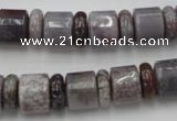 CRB142 15.5 inches 6*12mm & 10*12mm rondelle ocean agate beads