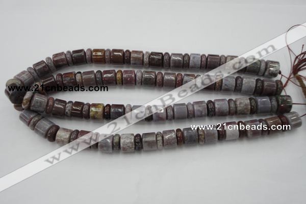 CRB142 15.5 inches 6*12mm & 10*12mm rondelle ocean agate beads