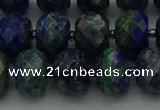 CRB1454 15.5 inches 8*10mm faceted rondelle chrysocolla beads