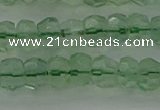 CRB1458 15.5 inches 4*6mm faceted rondelle green fluorite beads