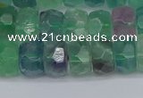 CRB1464 15.5 inches 5*8mm faceted rondelle fluorite beads
