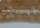 CRB1468 15.5 inches 4*6mm faceted rondelle moonstone beads