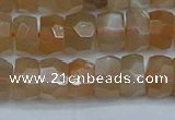 CRB1469 15.5 inches 5*8mm faceted rondelle moonstone beads