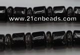 CRB150 15.5 inches 6*12mm & 10*12mm rondelle smoky quartz beads