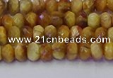 CRB1836 15.5 inches 4*6mm faceted rondelle golden tiger eye beads