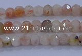 CRB1869 15.5 inches 2*3mm faceted rondelle sunstone beads