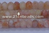 CRB1870 15.5 inches 2.5*4mm faceted rondelle sunstone beads