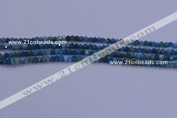 CRB1897 15.5 inches 2*3mm faceted rondelle apatite beads