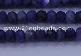 CRB1904 15.5 inches 2.5*4mm faceted rondelle sapphire beads