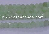 CRB1912 15.5 inches 2*3mm faceted rondelle green opal beads
