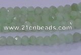 CRB1912 15.5 inches 2*3mm faceted rondelle green opal beads