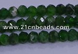 CRB1921 15.5 inches 2*3mm faceted rondelle diopside beads