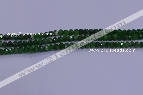 CRB1921 15.5 inches 2*3mm faceted rondelle diopside beads