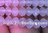 CRB1961 15.5 inches 3.5*5mm faceted rondelle white moonstone beads