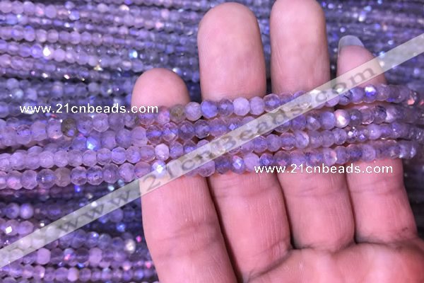 CRB1981 15.5 inches 3*5mm faceted rondelle labradorite beads