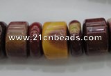 CRB199 15.5 inches 6*18mm - 13*18mm rondelle mookaite gemstone beads