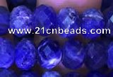 CRB1992 15.5 inches 6*8mm faceted rondelle sodalite beads