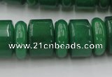 CRB202 15.5 inches 6*18mm - 13*18mm rondelle green aventurine beads